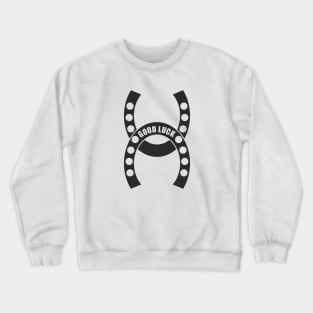 The Lucky Horseshoes (black print) Crewneck Sweatshirt